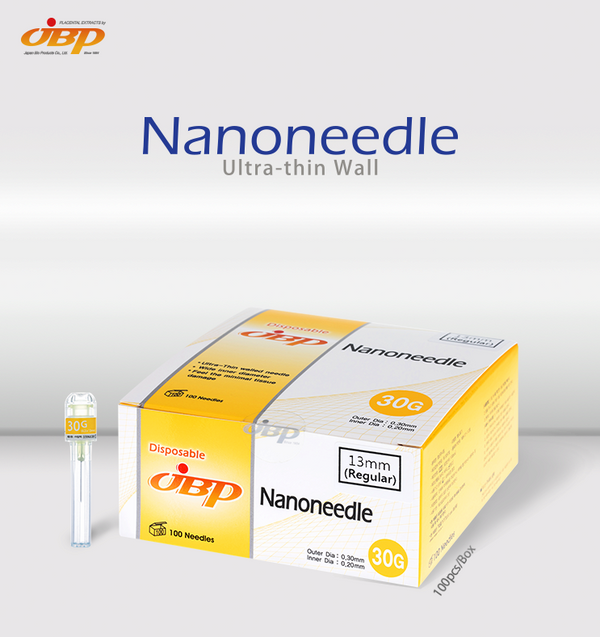 JBP Ultra thin-walled Nanoneedles (100 needles/box)