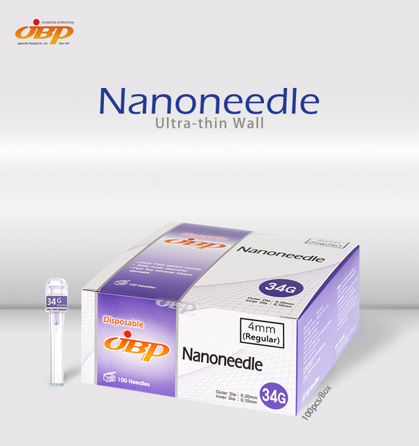 JBP Ultra thin-walled Nanoneedles (100 needles/box)