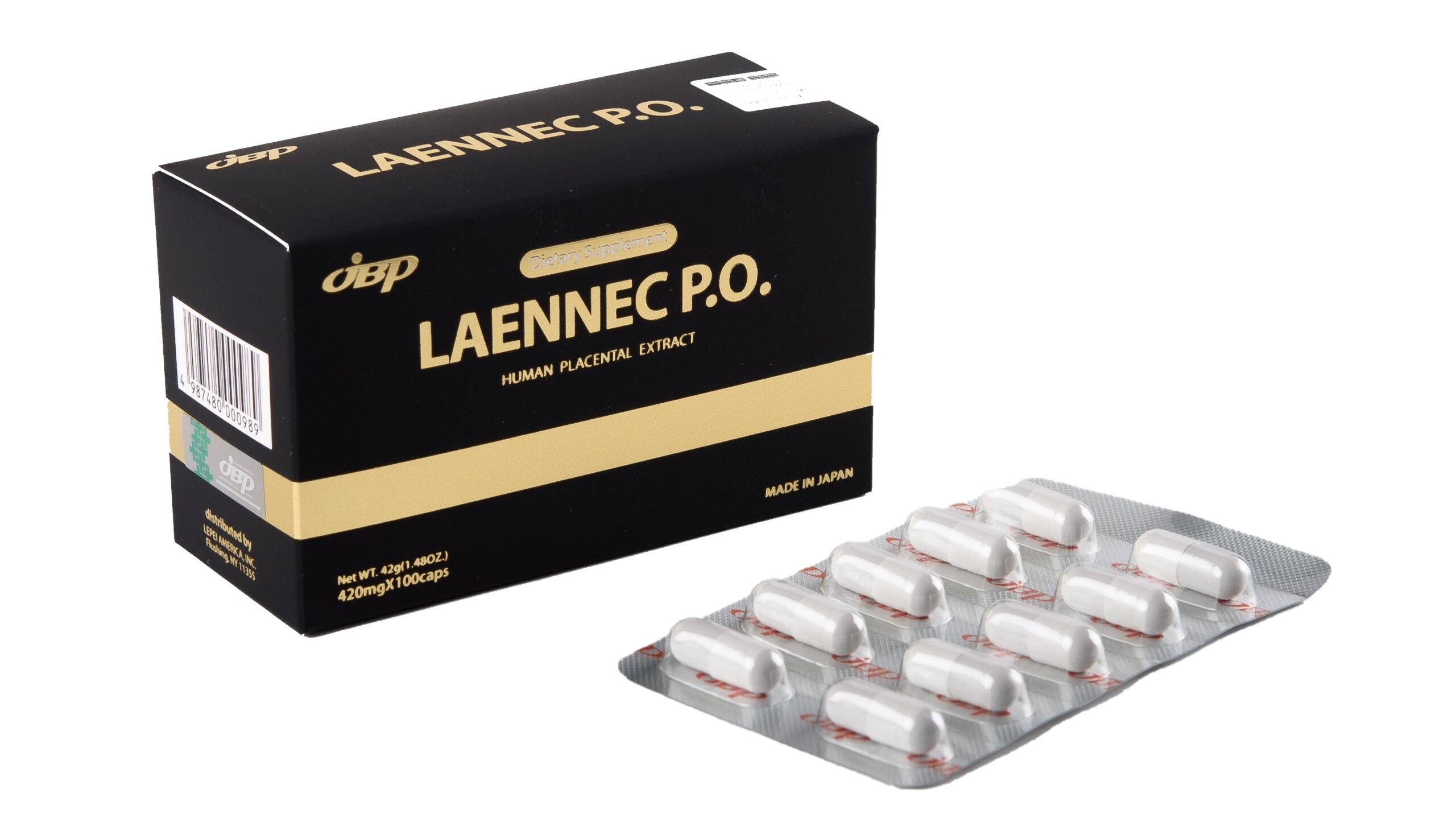 Laennec PO Human Placental Capsules - up to 15% off - Free US shipping