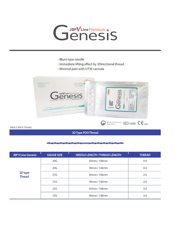 JBP V-Lift Genesis PDO Threads (24/box) - 10% off and free US Shipping!